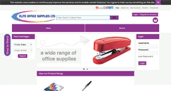 Desktop Screenshot of eliteofficesuppliesltd.com