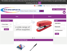 Tablet Screenshot of eliteofficesuppliesltd.com